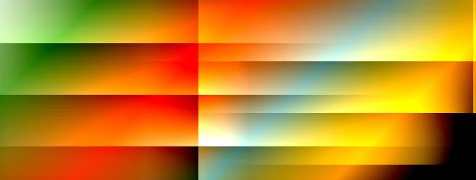Colorful gradient with lines made of shadow and light. Creative background Stock Illustration