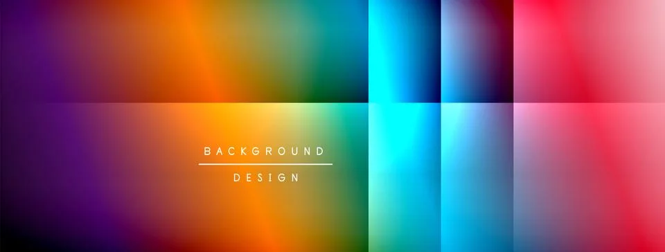 Colorful gradient with lines made of shadow and light. Creative background Stock Illustration
