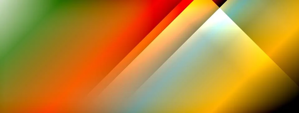 Colorful gradient with lines made of shadow and light. Creative background Stock Illustration