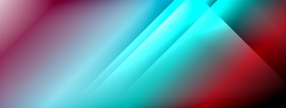 Colorful gradient with lines made of shadow and light. Creative background Illustrazione stock