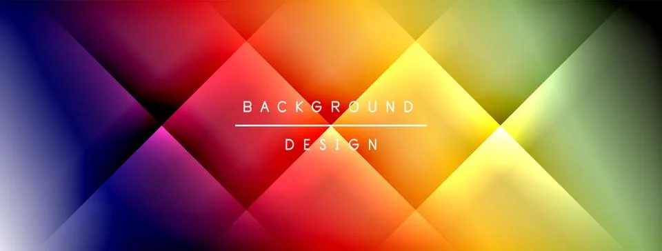 Colorful gradient with lines made of shadow and light. Creative background Stock Illustration