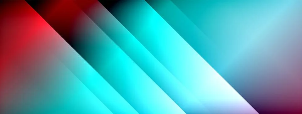 Colorful gradient with lines made of shadow and light. Creative background Stock Illustration