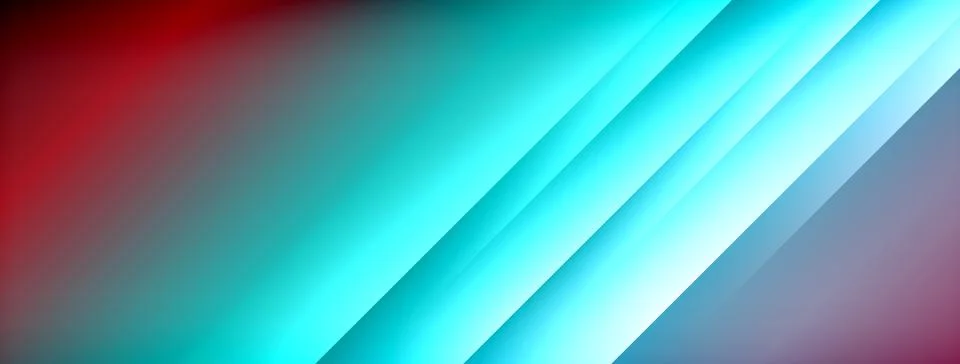 Colorful gradient with lines made of shadow and light. Creative background Stock Illustration