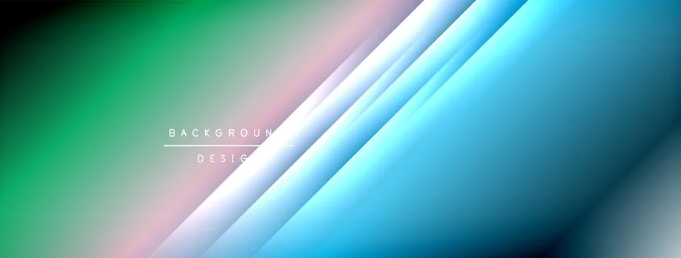 Colorful gradient with lines made of shadow and light. Creative background Stock Illustration