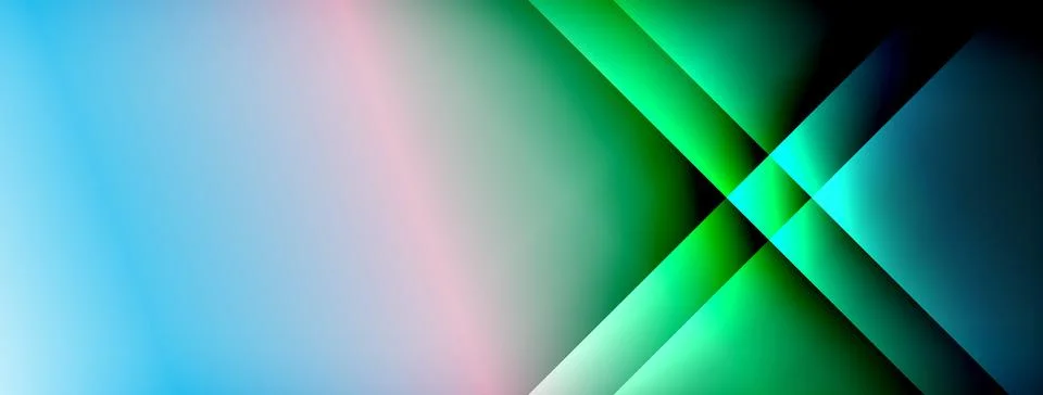 Colorful gradient with lines made of shadow and light. Creative background Stock Illustration