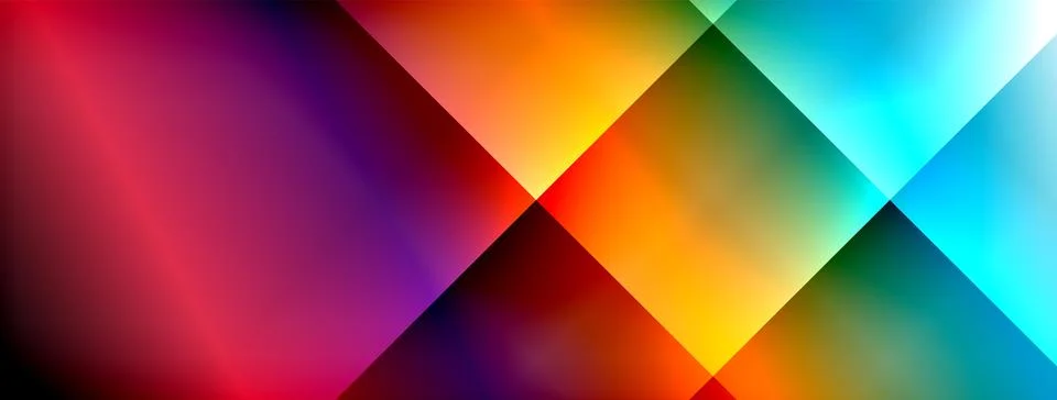 Colorful gradient with lines made of shadow and light. Creative background Stock Illustration