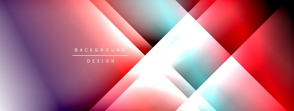 Colorful gradient with lines made of shadow and light. Creative background Stock Illustration