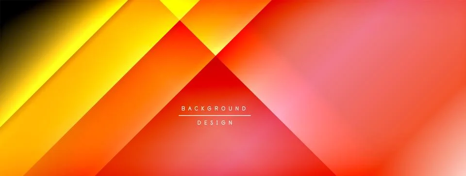 Colorful gradient with lines made of shadow and light. Creative background Stock Illustration
