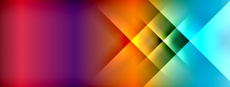 Colorful gradient with lines made of shadow and light. Creative background Stock Illustration