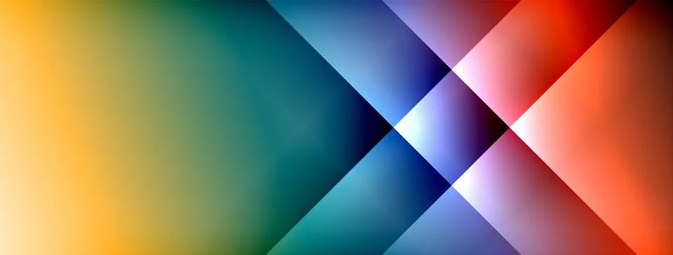 Colorful gradient with lines made of shadow and light. Creative background Illustrazione stock