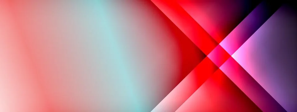 Colorful gradient with lines made of shadow and light. Creative background Stock Illustration