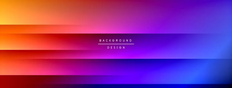 Colorful gradient with lines made of shadow and light. Creative background Stock Illustration