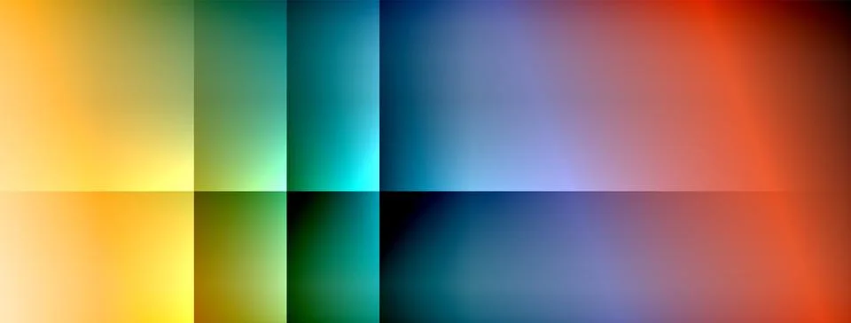 Colorful gradient with lines made of shadow and light. Creative background Stock Illustration