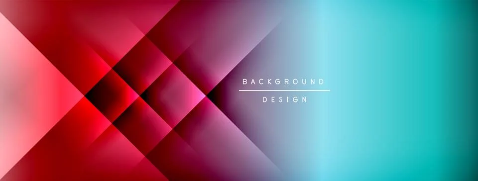 Colorful gradient with lines made of shadow and light. Creative background Stock Illustration