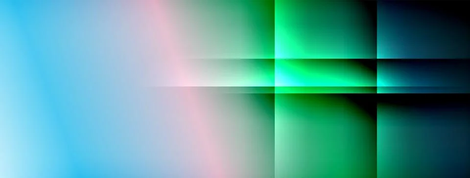 Colorful gradient with lines made of shadow and light. Creative background Stock Illustration