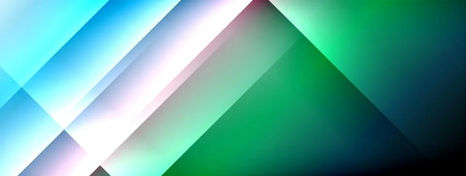 Colorful gradient with lines made of shadow and light. Creative background Stock Illustration