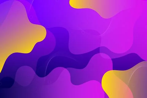 Colorful gradient liquid shapes background イラスト素材