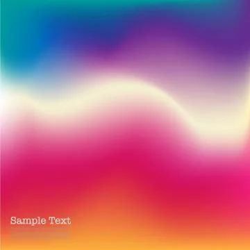 Colorful Gradient Mesh Abstract Background. Stock Illustration