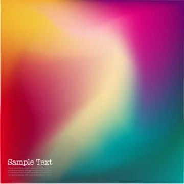 Colorful Gradient Mesh Abstract Background. Stock Illustration