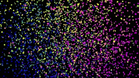 Colorful gradient particles background. Vidéo 165029450