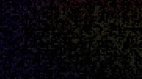 Colorful gradient particles background. Vidéo 165271706