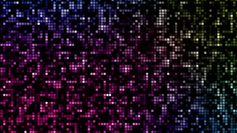 Colorful gradient particles background. Vidéo 165271939