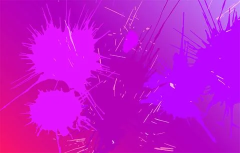 Colorful gradient splatter background. abstract grunge wallpaper for web banner, Illustrazione stock