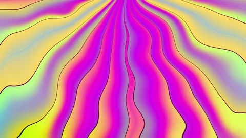 Colorful Gradient Swirl Circle Pattern line Video Stock Footage 310590053