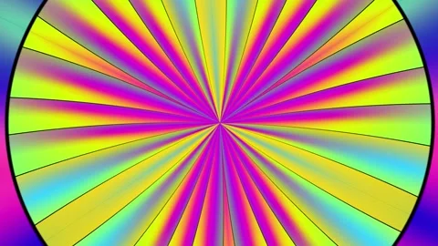 Colorful Gradient Swirl Circle Pattern Video Stock Footage 310590071