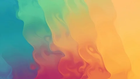 Colorful gradient texture backdrop neon animation orange pink and blue liquid Video stock 121155529