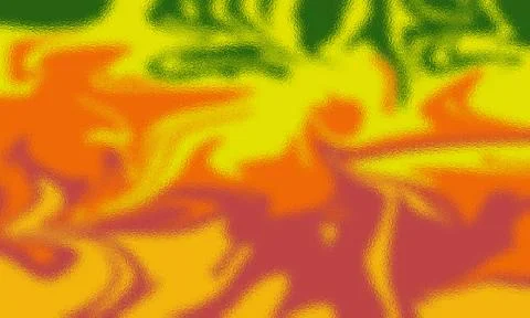 Colorful gradient texture with swirling forms in shades of orange swirl form Ilustración de archivo