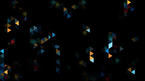 Colorful gradient triangle pattern. Modern geometric background for business Stock Footage 253768915