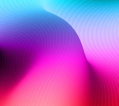 Colorful gradient wave abstract background. Vector illustration Illustrazione stock