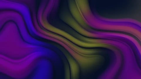 Colorful gradient wave, abstract smooth lines in purple green and pink colors Stock Footage 317691912