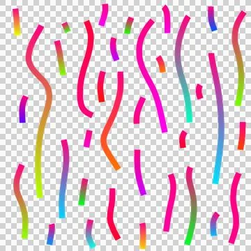 Colorful gradient wave lines Иллюстрация