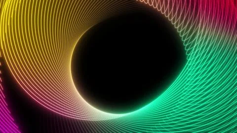 Colorful gradient waves background with a dynamic swirl pattern. Vibrant di.. Stock Illustration