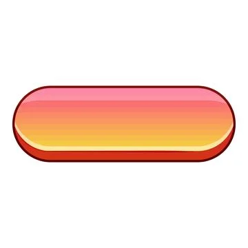 Colorful gradient web button for user interface design Illustrazione stock