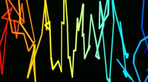 Colorful graffiti Stock Footage