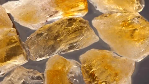 Colorful grains of sand under a microscope Video stock 319788003