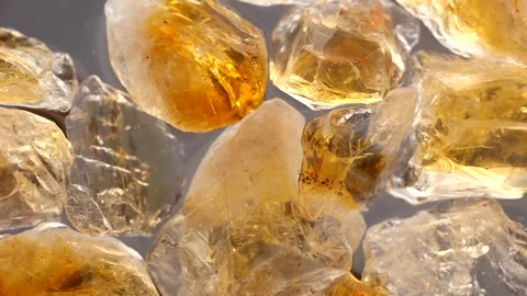 Colorful grains of sand under a microscope Video stock 319789177