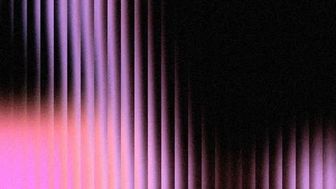 Colorful grainy ribbed gradient background with pink orange wave and vertic.. Stock Illustration