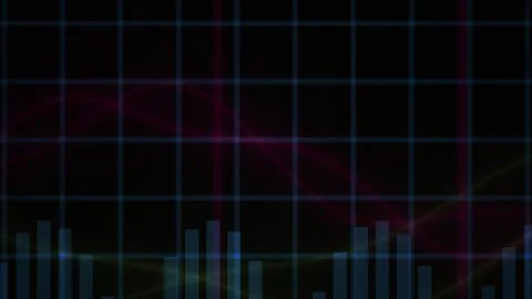 Colorful graph and chart animation sequence. Stock Footage 340001427