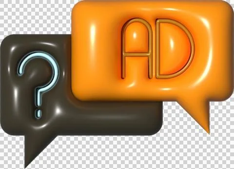 Colorful Graphic of Advertisement Speech Bubbles Stock Illustration