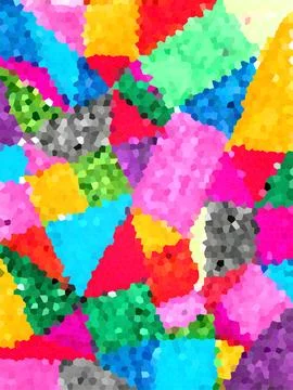 Colorful graphic   geometric pattern Illustrazione stock