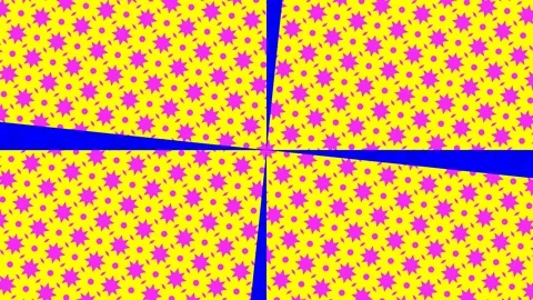 Colorful graphic pattern on background with stroboscopic and hypnotic effect. Video stock 120468979
