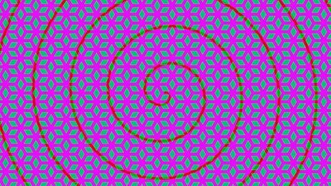 Colorful graphic pattern on background with stroboscopic and hypnotic effect. Stock Footage 120510848