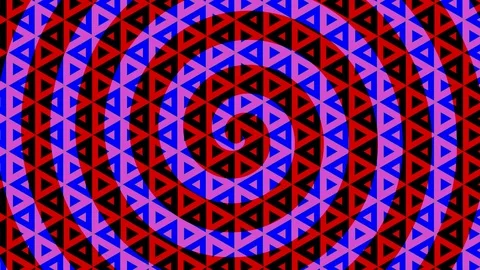 Colorful graphic pattern on background with stroboscopic and hypnotic effect. Stock-Footage 121191750