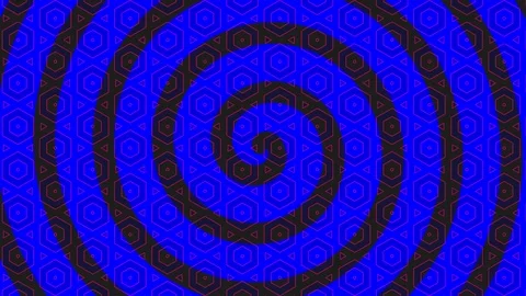 Colorful graphic pattern on background with stroboscopic and hypnotic effect. Video stock 121191803