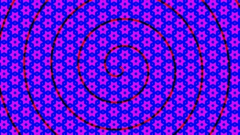 Colorful graphic pattern on background with stroboscopic and hypnotic effect. Stock Footage 121470284