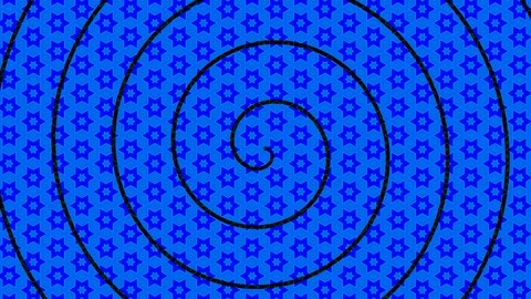 Colorful graphic pattern on background with stroboscopic and hypnotic effect. Stock-Footage 122033867
